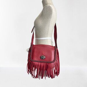 Coach Dakota Fringe Flap Crossbody bag NWT